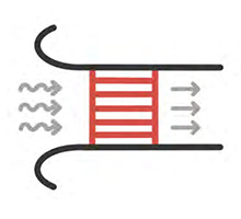 Material de núcleo alumínio colmeia em alumínio